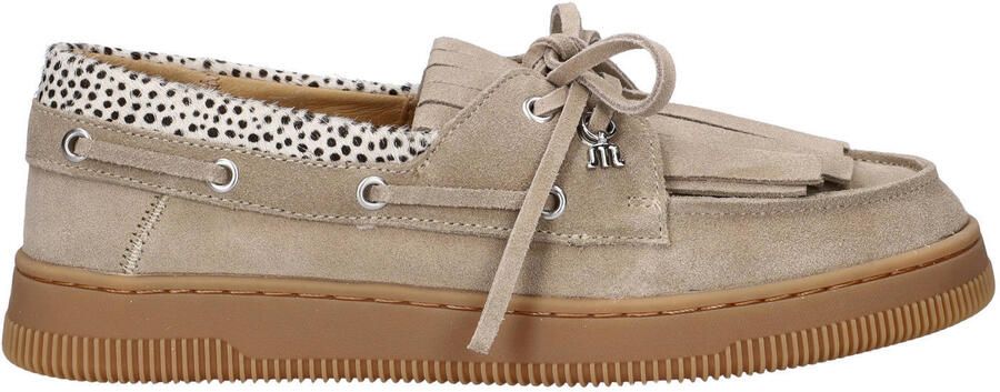 Maruti Shelby suède bootschoenen beige