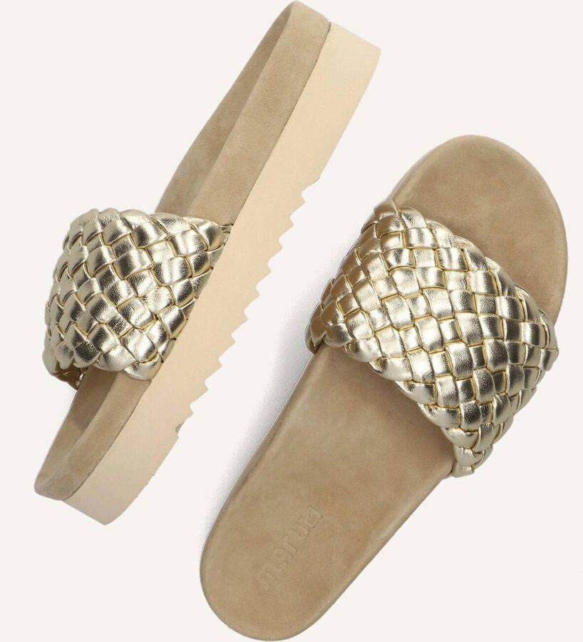 Maruti Gouden Gevlochten Leren Slipper Billy - Foto 2