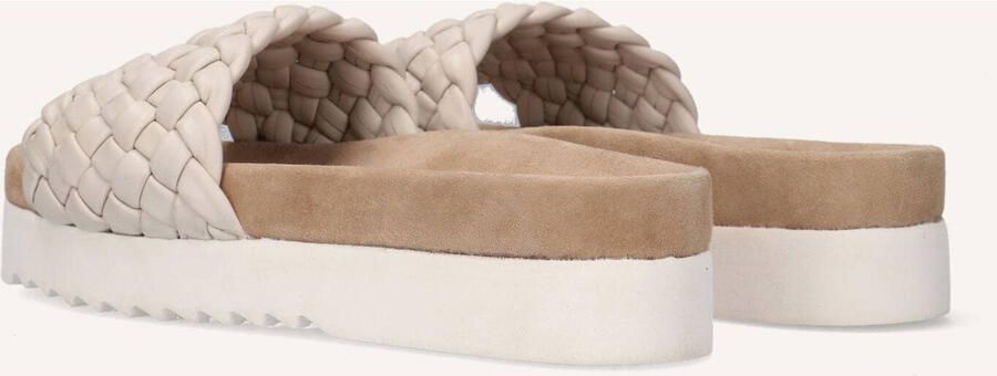 Maruti Beige Gevlochten Leren Slipper Billy - Foto 4