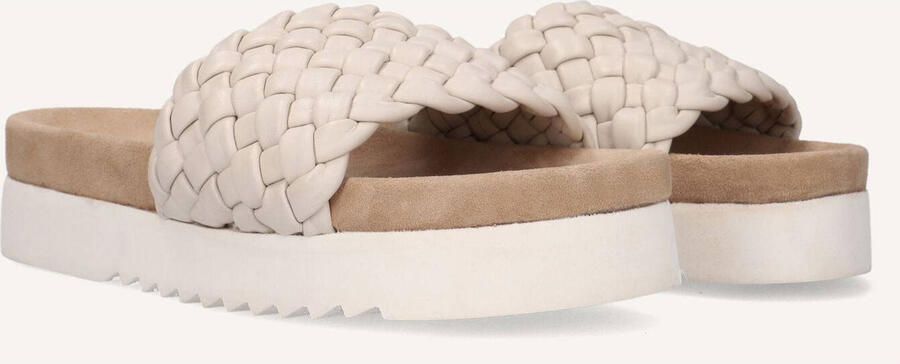Maruti Beige Gevlochten Leren Slipper Billy - Foto 3