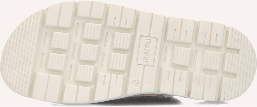 Maruti Beige Suède Chunky Sole Slippers - Foto 3
