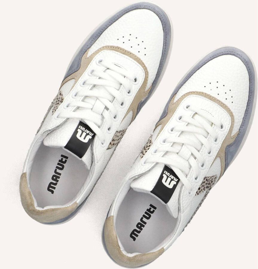 Maruti Momo Sneakers Leren Sneaker Dames Wit - Foto 2