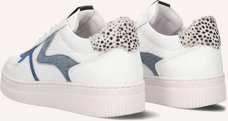 Maruti Witte lage sneakers met ponyhaar en suède - Foto 2