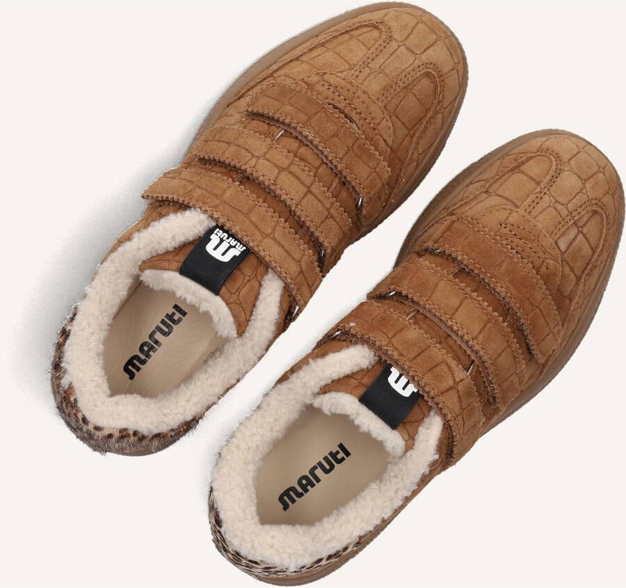 Maruti Yana Suede Sneakers Dames Bruin - Foto 2