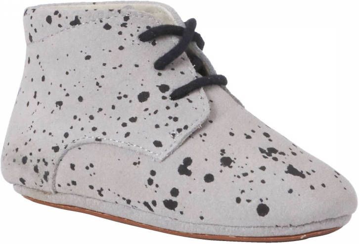 Mavies leren babyschoenen Bruin Leer All over print 17 18