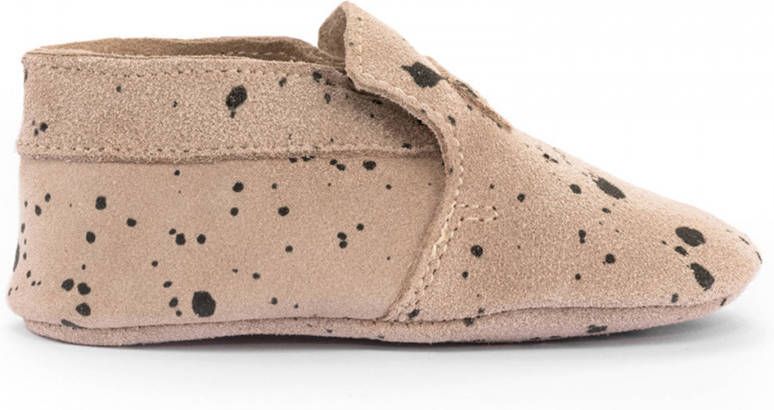 Mavies leren babyschoenen beige