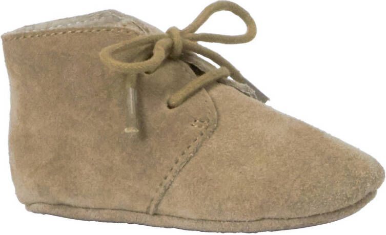 Mavies leren babyschoenen taupe