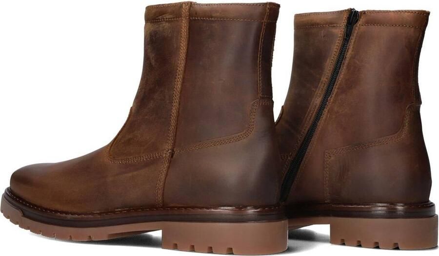MAZZELTOV Enkelboots Heren 460060 Leer Cognac - Foto 4