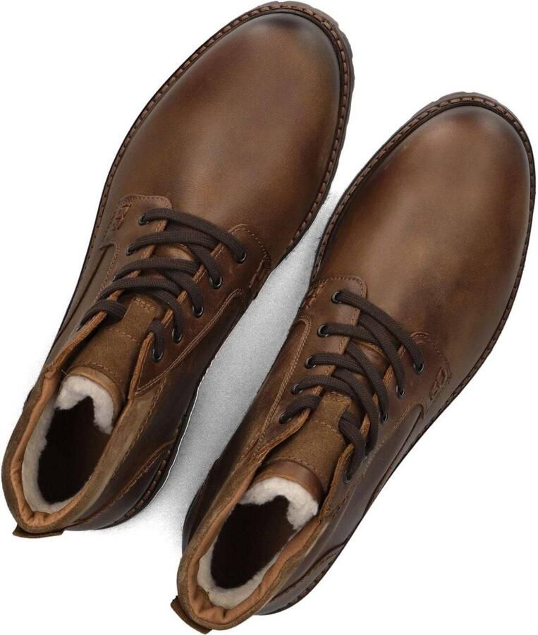 MAZZELTOV Veterboots Heren 700091 Leer Cognac - Foto 3