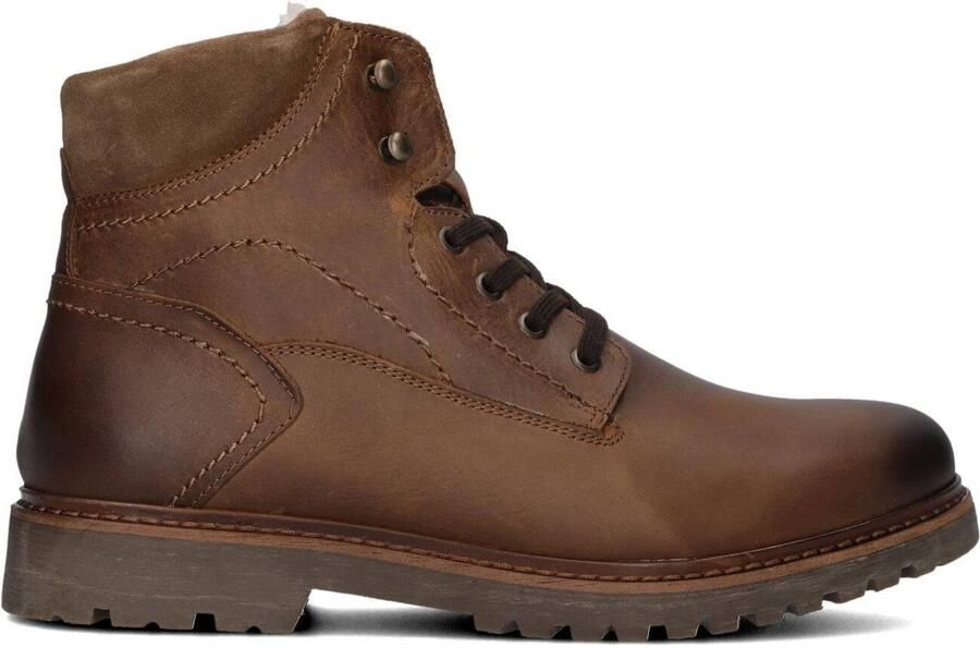 MAZZELTOV Veterboots Heren 780055 Leer Cognac - Foto 2