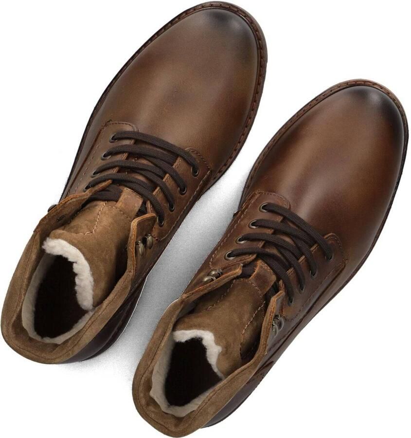 MAZZELTOV Veterboots Heren 780055 Leer Cognac - Foto 3