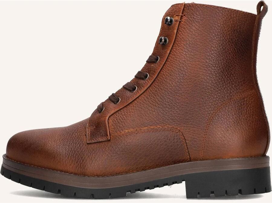 Mazzeltov Mario Enkelboots Enkellaarsjes Heren Cognac - Foto 2