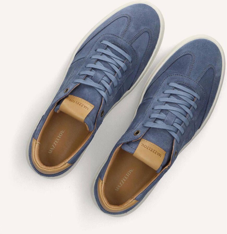 Mazzeltov Heren Lage sneakers Dublin Blauw Suède - Foto 5