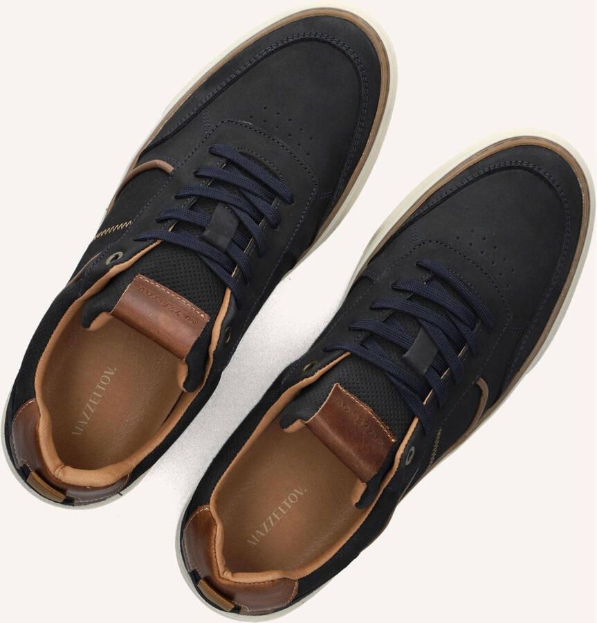 Mazzeltov Rome Sneakers Nubuck Heren Donkerblauw