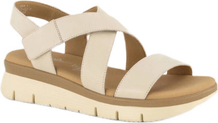 Medicus comfort leren sandalen beige