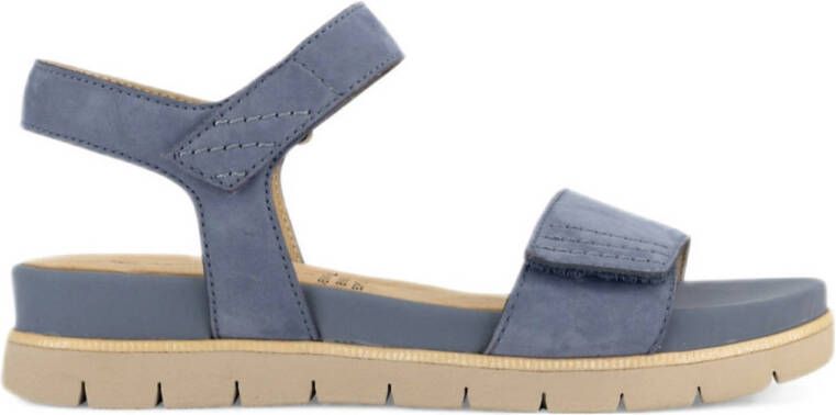 Medicus comfort leren sandalen blauw