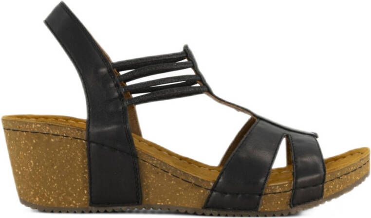 Medicus comfort leren sleehakken zwart