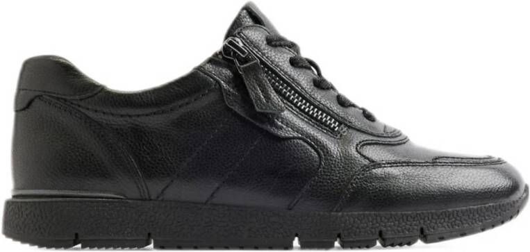 Medicus comfort leren sneakers zwart