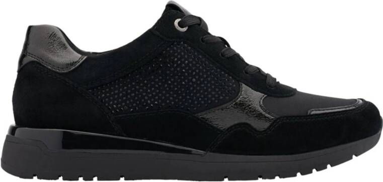 Medicus comfort leren sneakers zwart