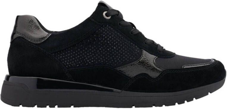 Medicus comfort leren sneakers zwart