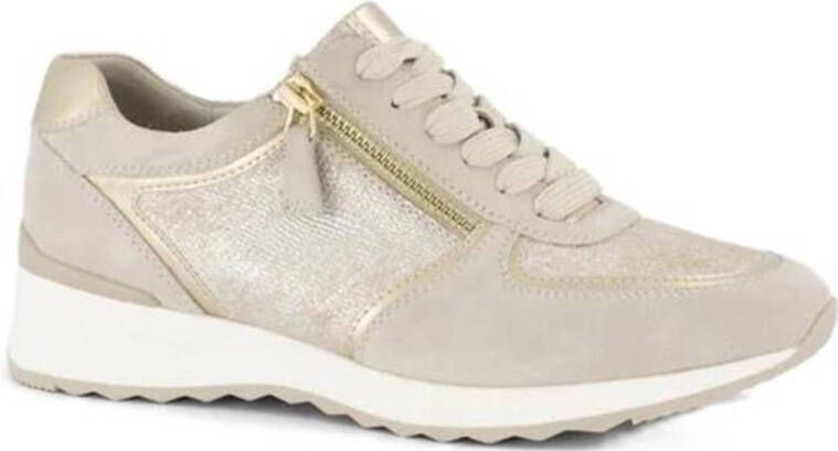 Medicus comfort sneakers beige goud