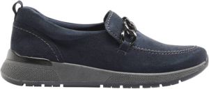 Medicus leren instappers met chain donkerblauw