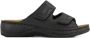 Medicus leren slippers zwart - Thumbnail 1