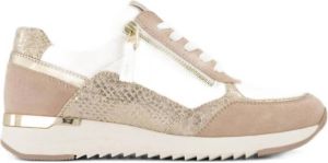 Medicus leren sneakers oudroze
