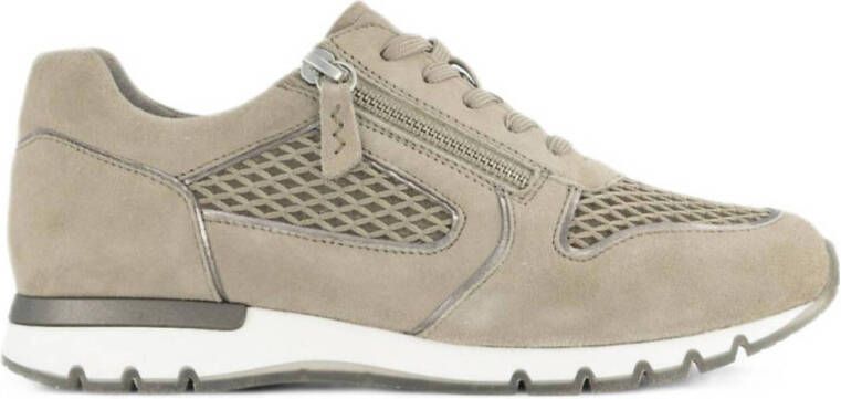 Medicus leren sneakers taupe