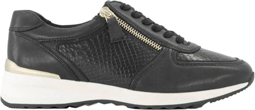 Medicus leren sneakers zwart