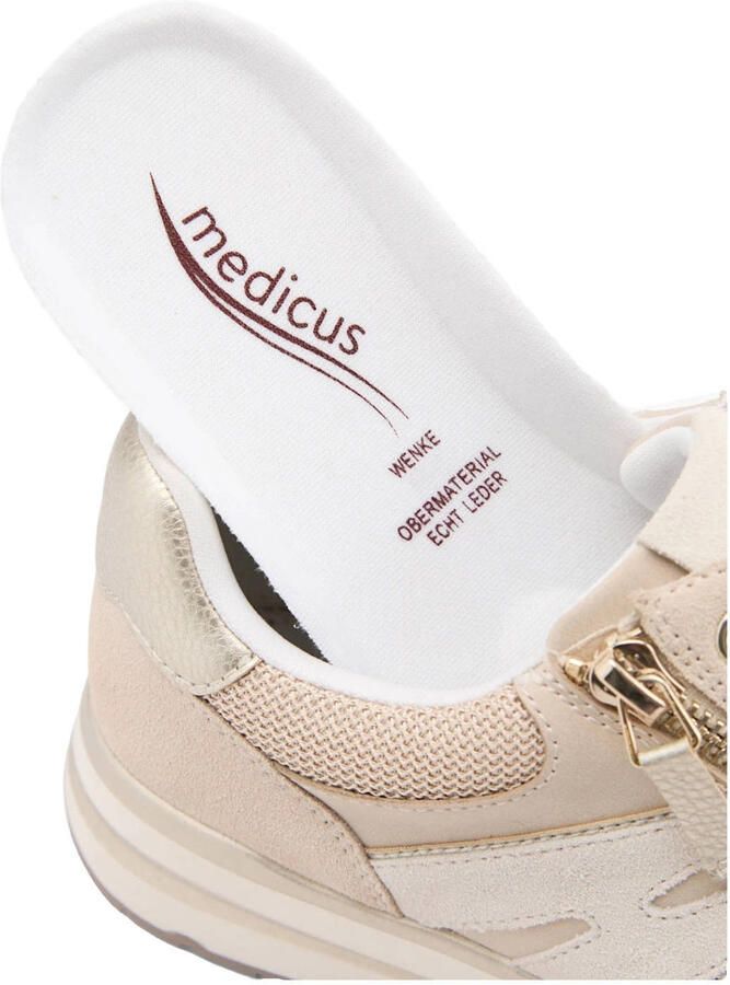 Medicus comfort leren sneakers beige - Foto 2