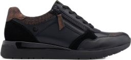 Medicus comfort leren sneakers zwart