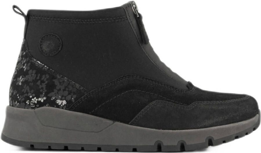 Medicus comfort suède enkelboots zwart