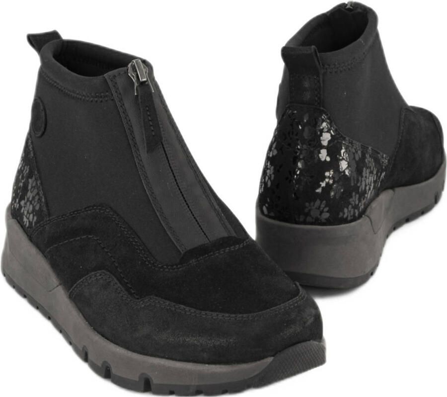Medicus comfort suède enkelboots zwart - Foto 2