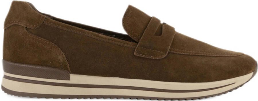 Medicus comfort suède loafers bruin