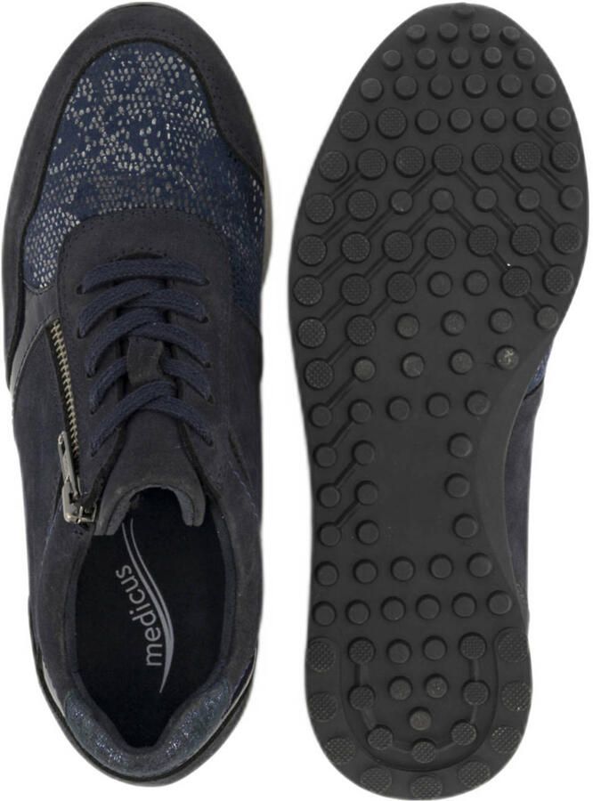 Medicus comfort suède sneakers donkerblauw - Foto 2