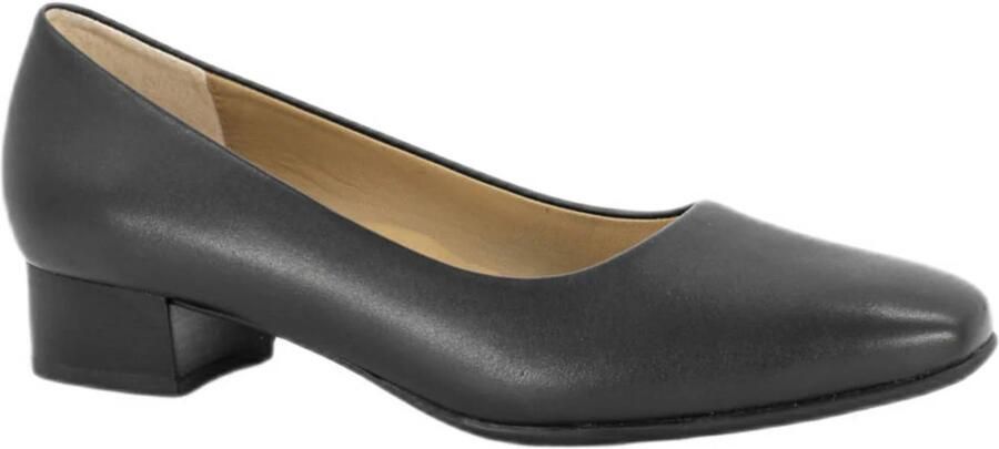 Medicus leren pumps met lage hak zwart - Foto 2