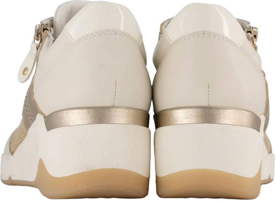 Medicus leren sneakers beige goud - Foto 2