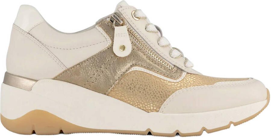 Medicus leren sneakers beige goud
