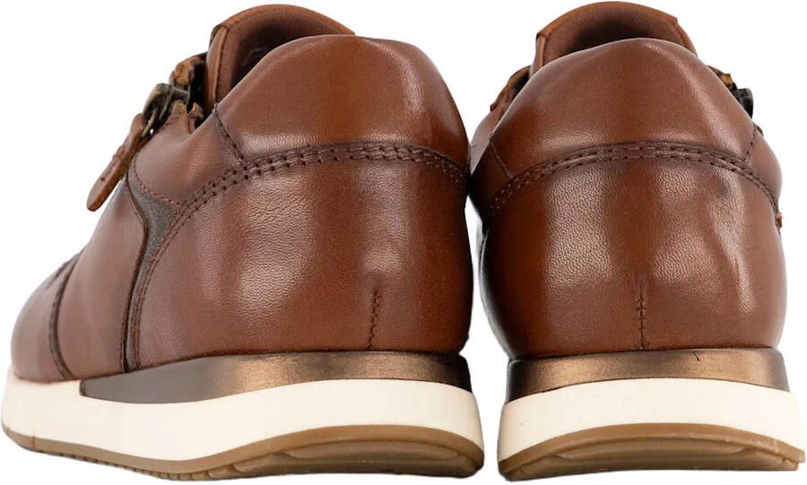 Medicus leren sneakers cognac - Foto 3