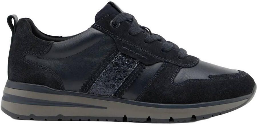 Medicus leren sneakers donkerblauw