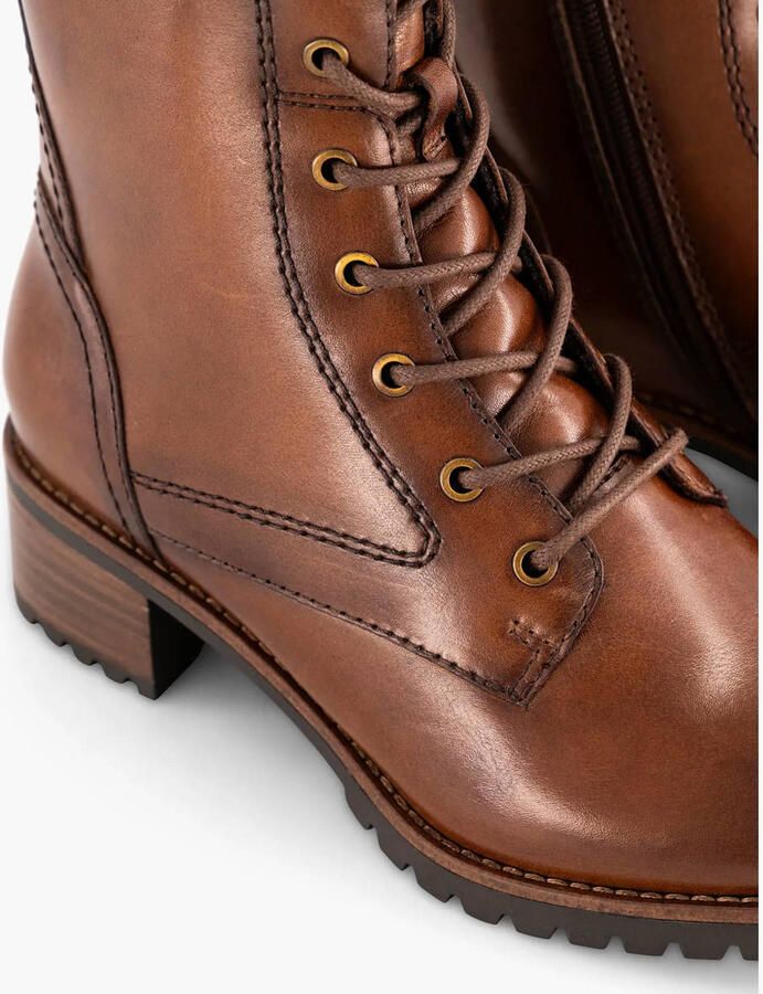 Medicus leren veterboots cognac - Foto 2