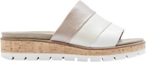 Medicus Witte leren slipper