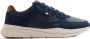 Memphis One leren sneakers donkerblauw - Thumbnail 1