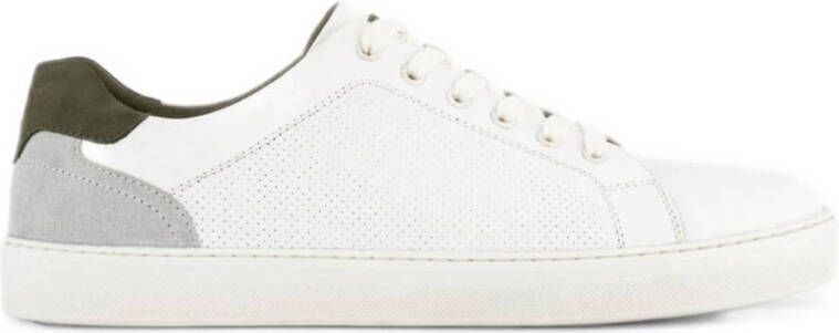 Memphis One Witte leren sneaker