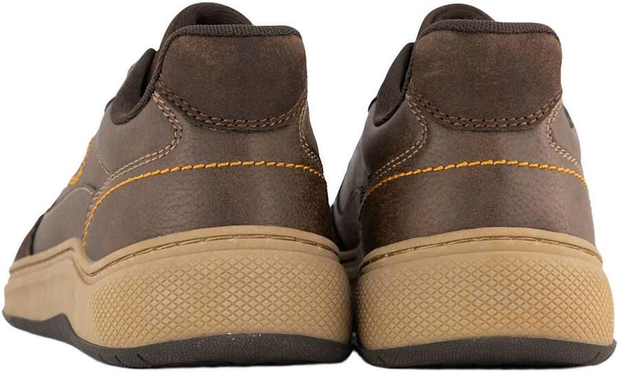 Memphis One imitatieleren sneakers bruin - Foto 2