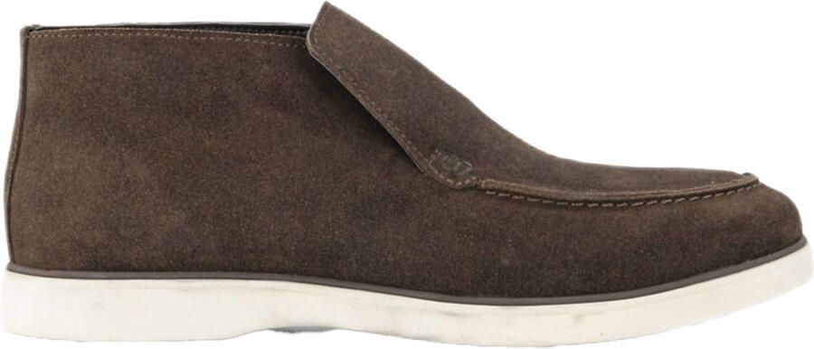 Memphis One leren enkelboots antraciet - Foto 2