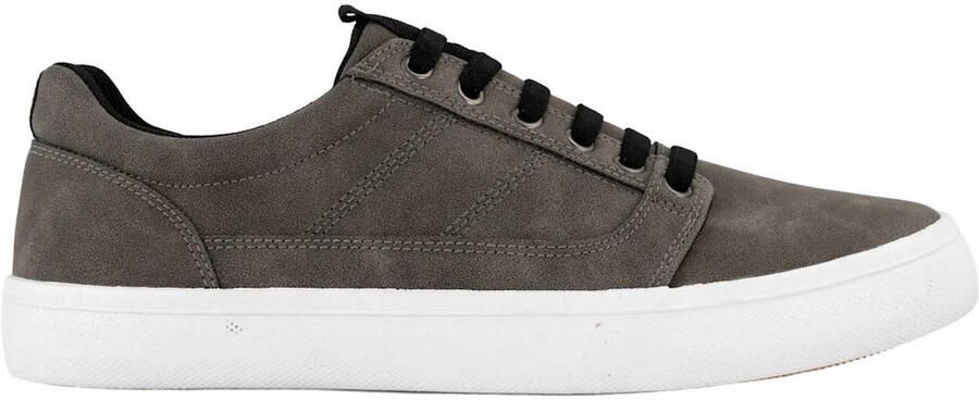 Memphis One leren sneakers grijs
