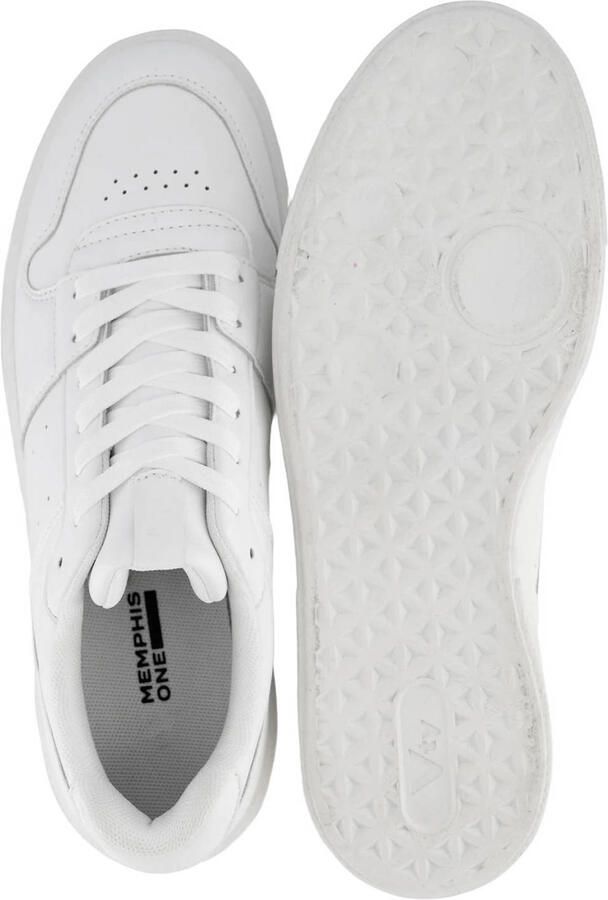 Memphis One leren sneakers wit - Foto 3