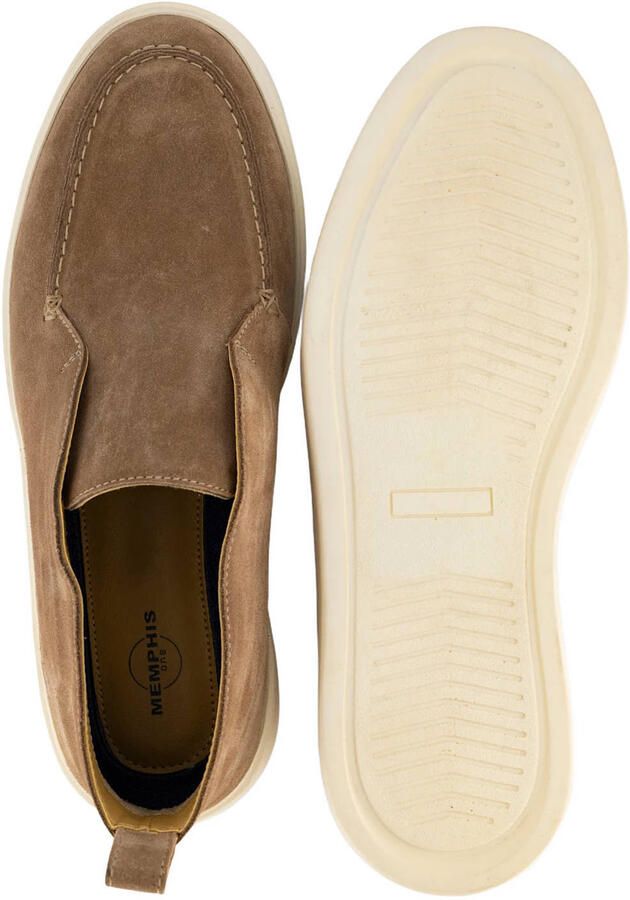 Memphis One suède enkelboots cognac - Foto 2